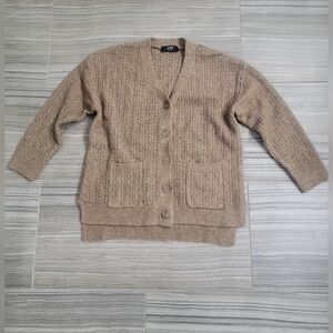 ZOJ Brown Textured Cardigan
